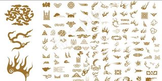 火焰纹云纹图片