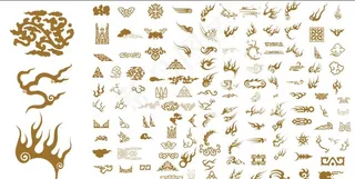 火焰纹云纹图片