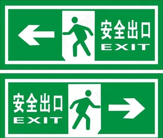 安全出口图片