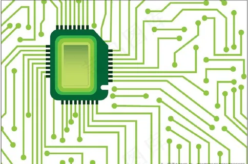 电子电路背景图片