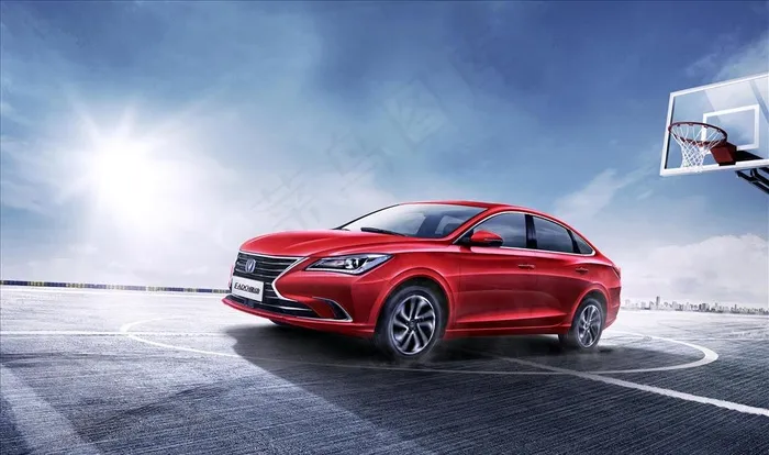 长安汽车 PSD 分层素材 海图片(6614X3858(DPI:280))psd模版下载