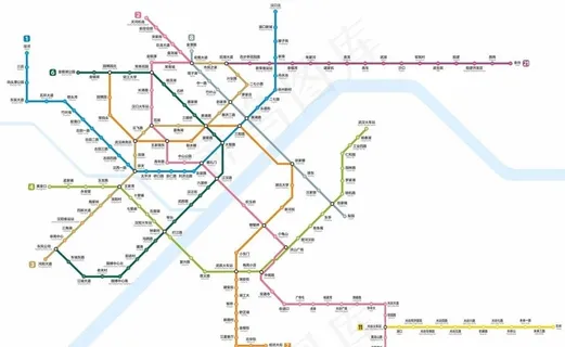 武汉高兴地铁交通图图片