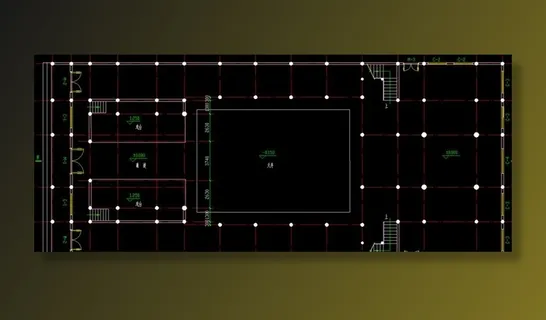 古建筑祠堂戏台 底层平面图片
