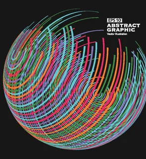 炫彩渐变科技图案图片