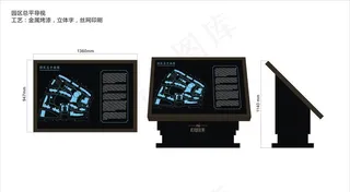 园区总平面图导视图片