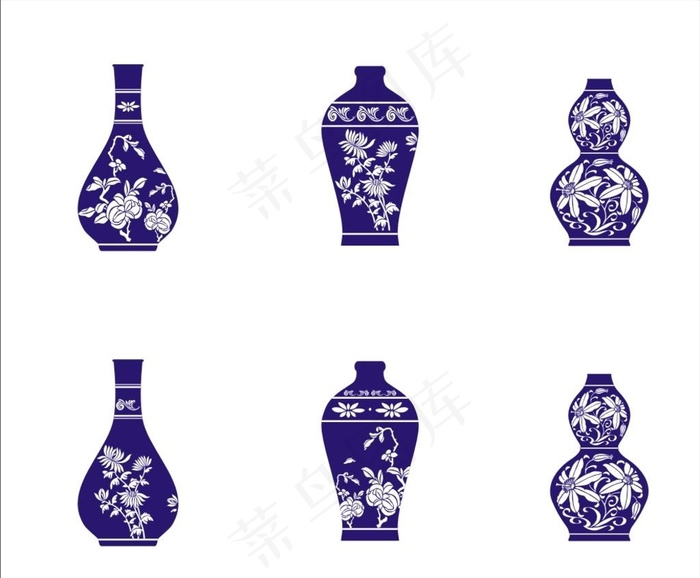 花瓶图片cdr矢量模版下载