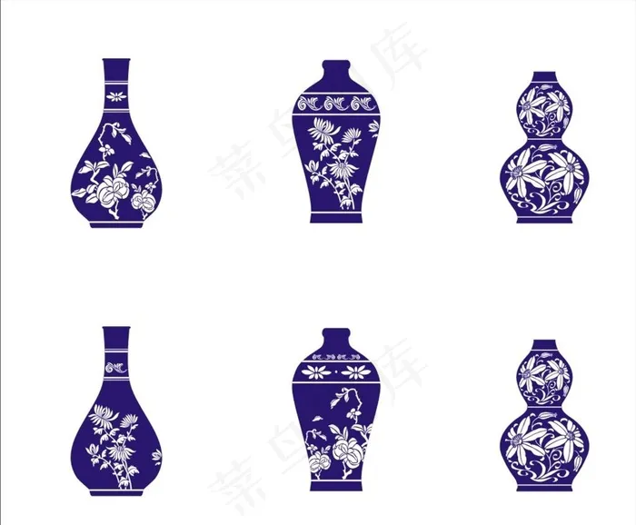 花瓶图片cdr矢量模版下载