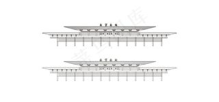 南京南站线稿图片