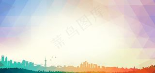 晶格彩色背景图片