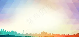 晶格彩色背景图片