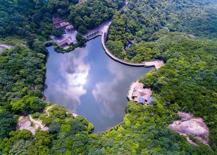 清源山天湖图片