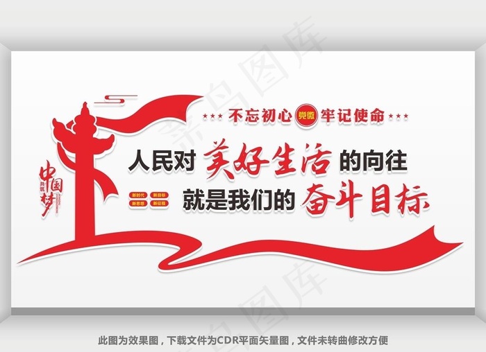 人民对美好生活的向往标语文化墙图片