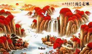 鸿运当头 字画图片