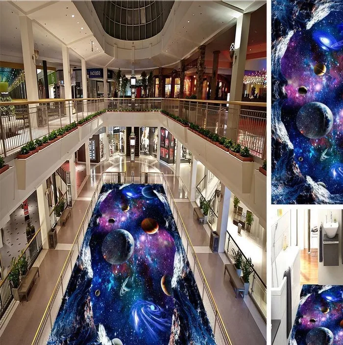 宇宙星空3D立体画地贴地画图片(8504X14173(DPI:72))psd模版下载