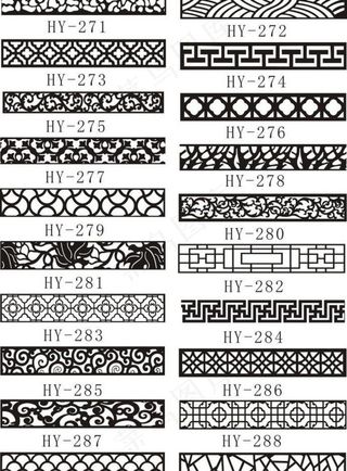 镂空雕刻花纹图片