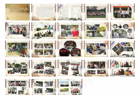 校园纪念册学校画册同学录图片