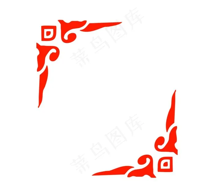 边框 红色图片psd模版下载
