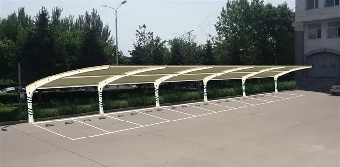 停车棚图片