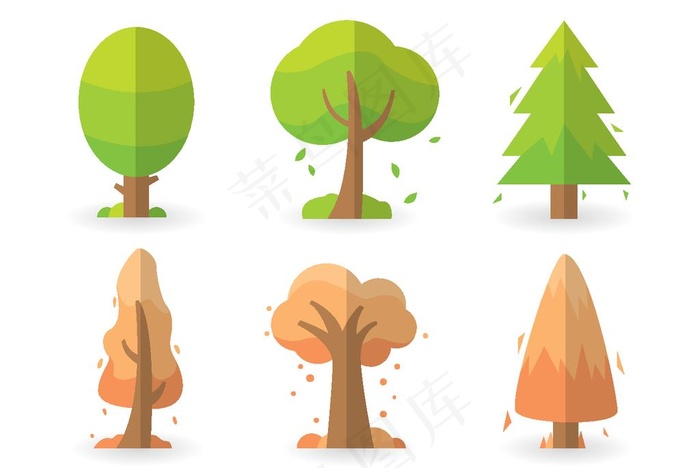 矢量创意树设计图片