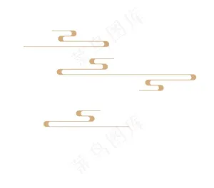 矢量古典云纹装饰图案元素图片