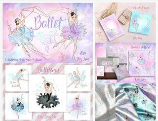 芭蕾舞水彩画图片