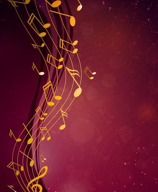 动感音符背景图片