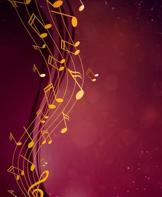 动感音符背景图片