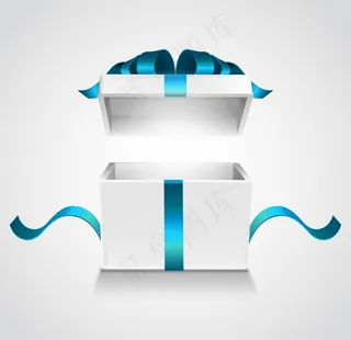 打开礼品盒图片