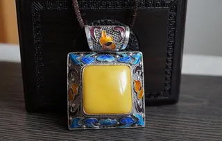 泓霖 蜜蜡 景泰蓝图片