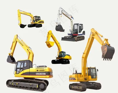 挖掘机图片
