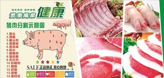 猪肉分割示意图图片