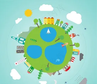 世界各地旅游背景图片