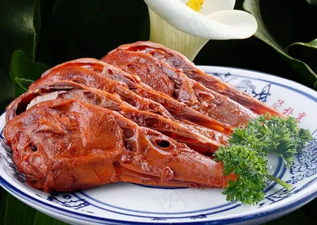 香辣鸭头图片 香辣鸭头图片
