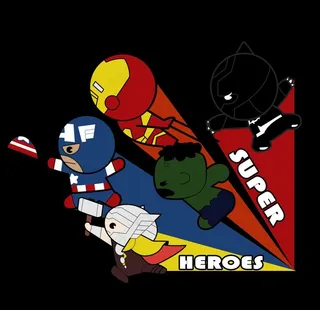 超级英雄卡通版图片