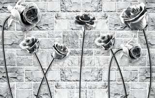 简约复古背景墙图片