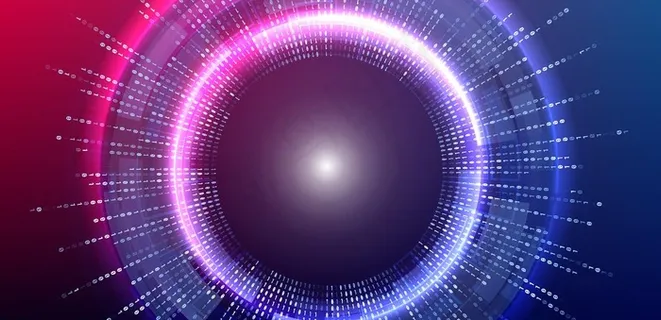 创意高端科技粒子banner图片