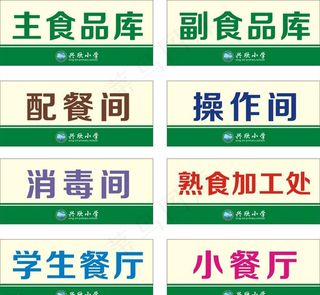 食堂科室牌图片