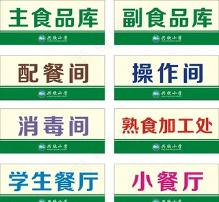 食堂科室牌图片