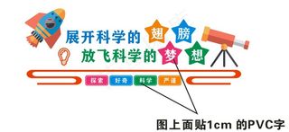 科普科技科学文化墙图片