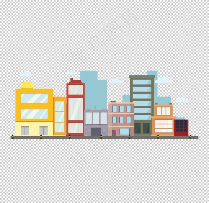 卡通城市图片