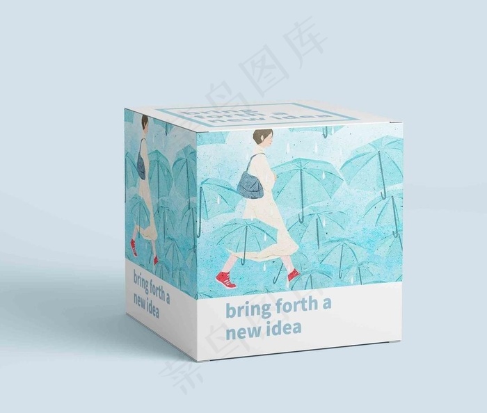 包装盒样机 盒子贴图 盒子样机图片