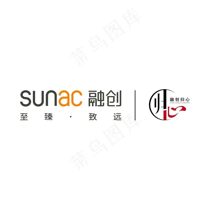 融创归心logo图片ai矢量模版下载