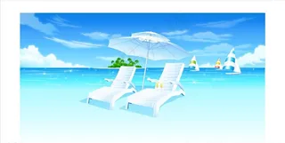 夏季海滩度假图片