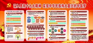 十九大展板图片