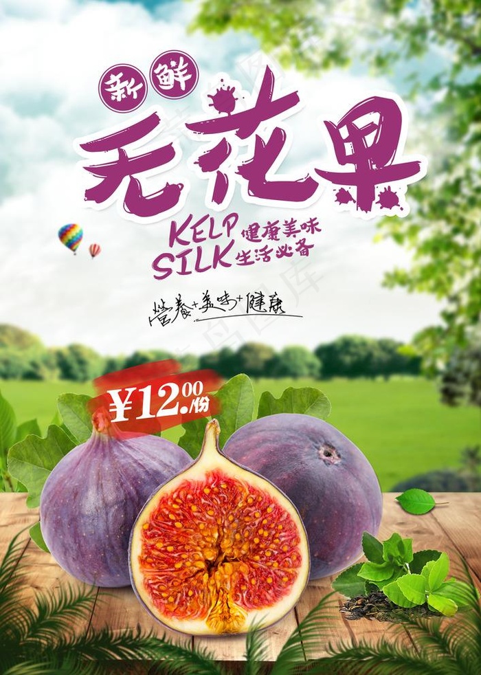 无花果图片(3425X4961(DPI:300))psd模版下载