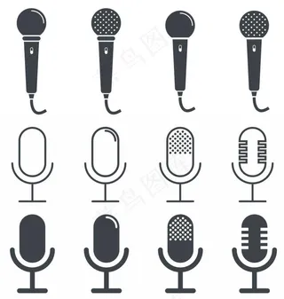 矢量麦克风图片