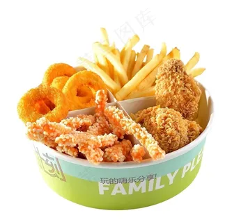 美味小吃全家福图片