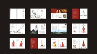 定制酒画册图片