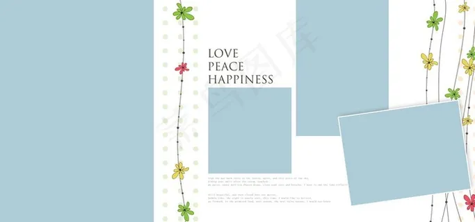 儿童摄影相册模板字母图片