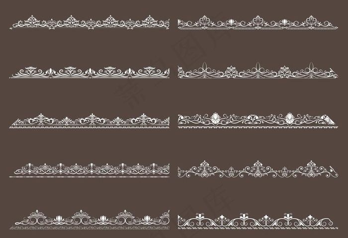 欧式花边花纹图片